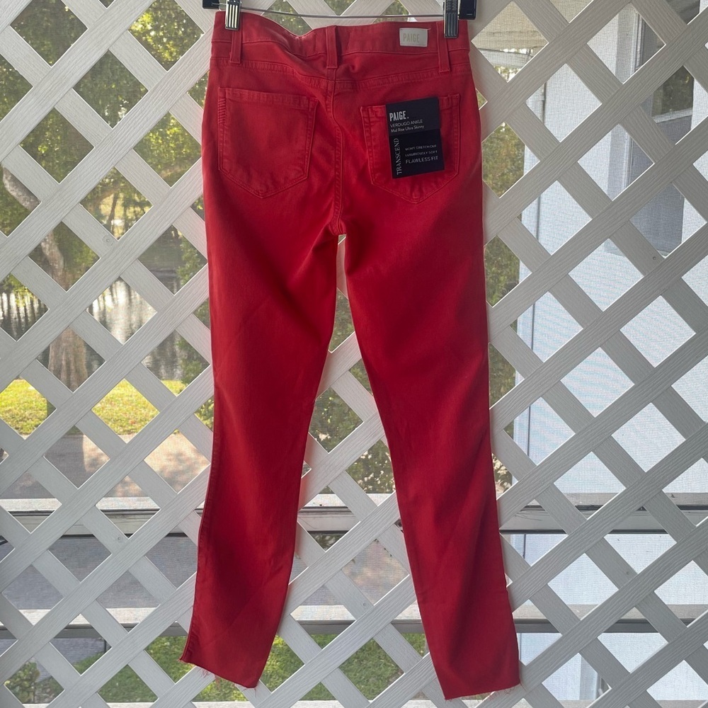 Paige ‘Verdugo Ankle’ Raw Edge Skinny Jeans - Picture 4 of 13